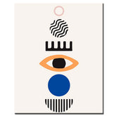 Painting by Numbers Art Minimalism Eye Colorful Circles